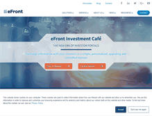 Tablet Screenshot of investmentcafe.com